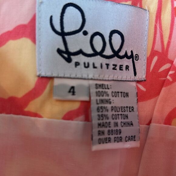 Vintage Lilly Pulitzer White Label Heron There tank dress - Size 4 - Picture 4 of 9